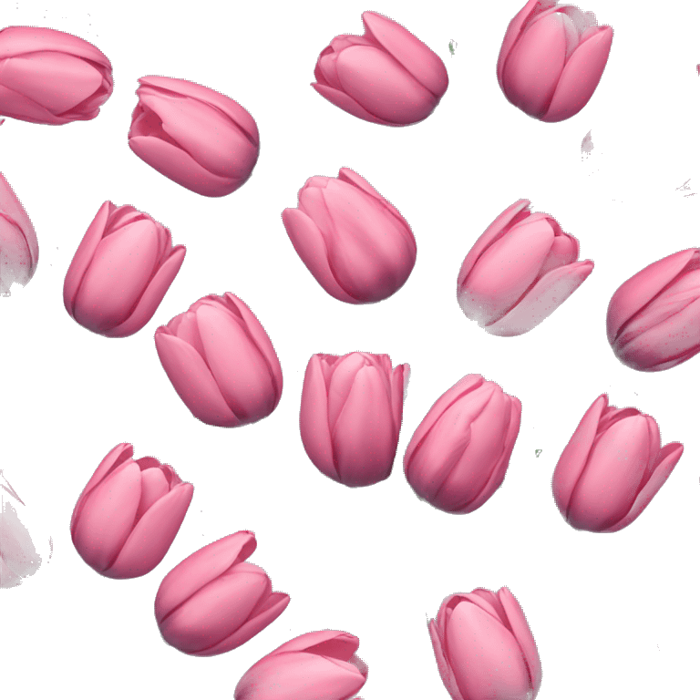 dark pastel tulip bouquet  emoji