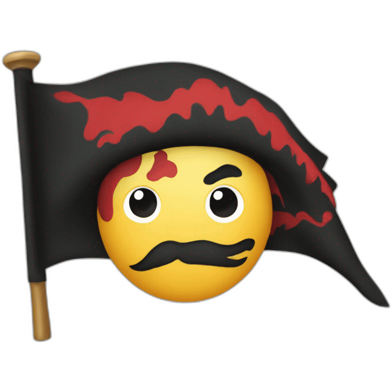 Drapeau de pirate  emoji