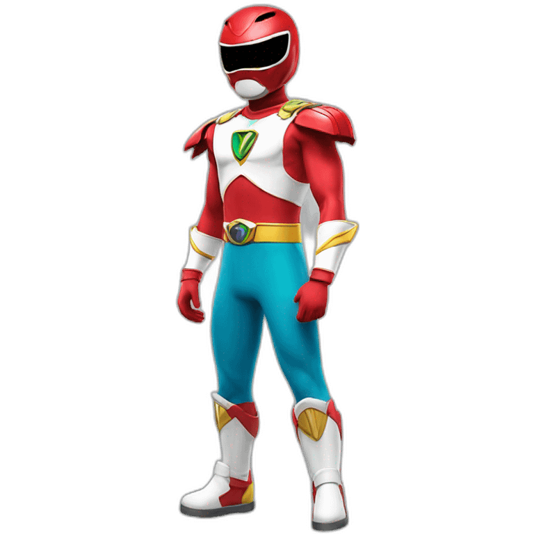 Power ranger full body emoji