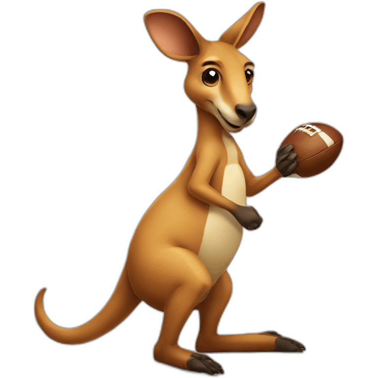 kangaroo-playing-football emoji