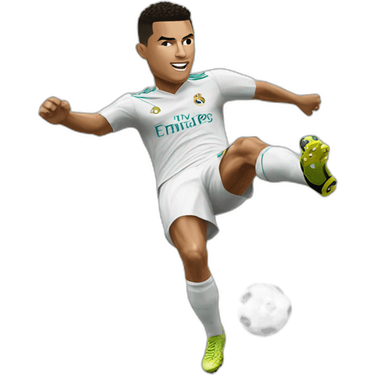 Ronaldo  kick emoji