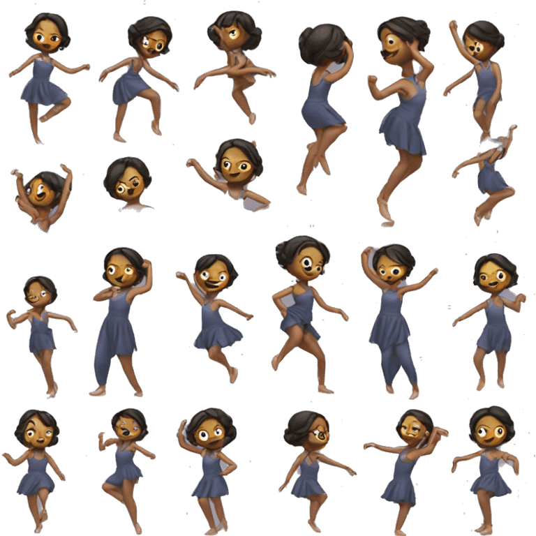 Girl dance  emoji