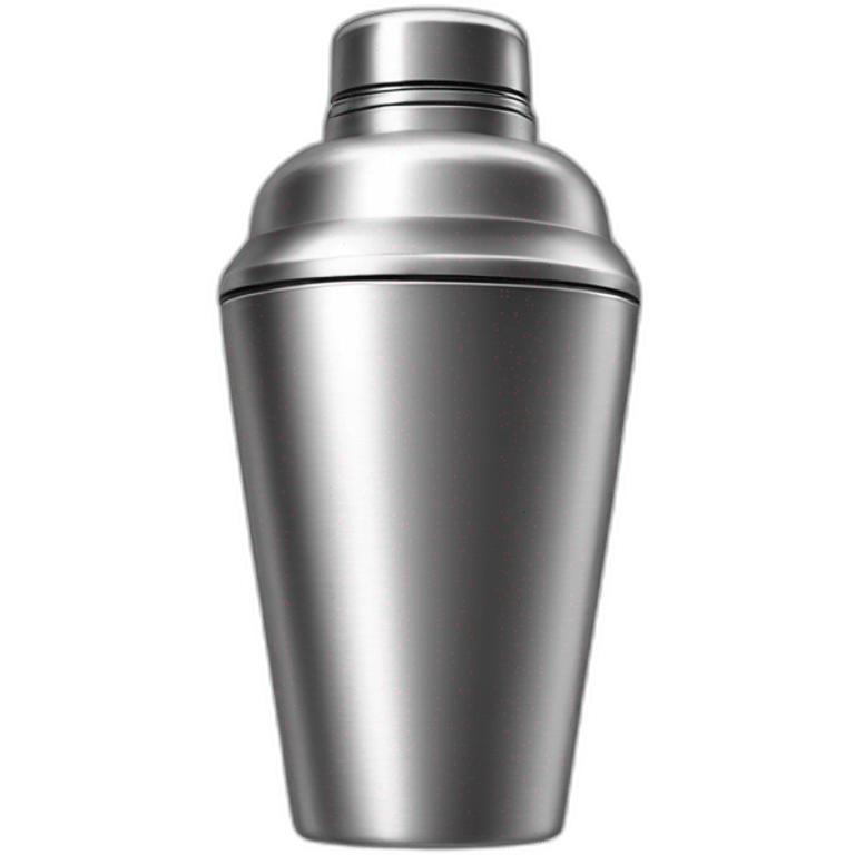 Metal cocktail shaker emoji