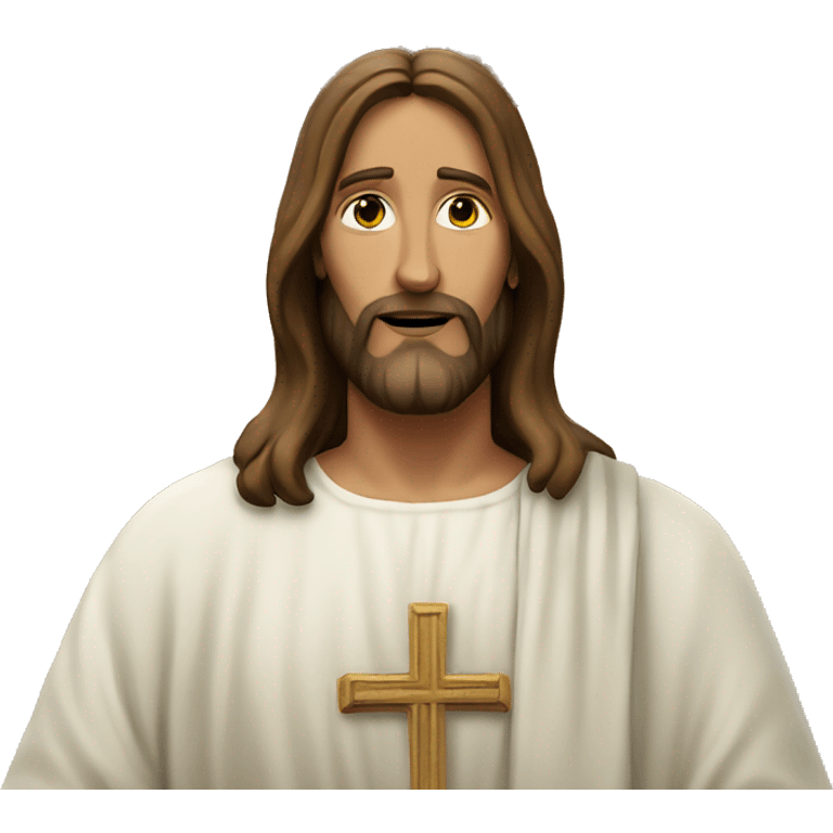 Jesus on cross emoji