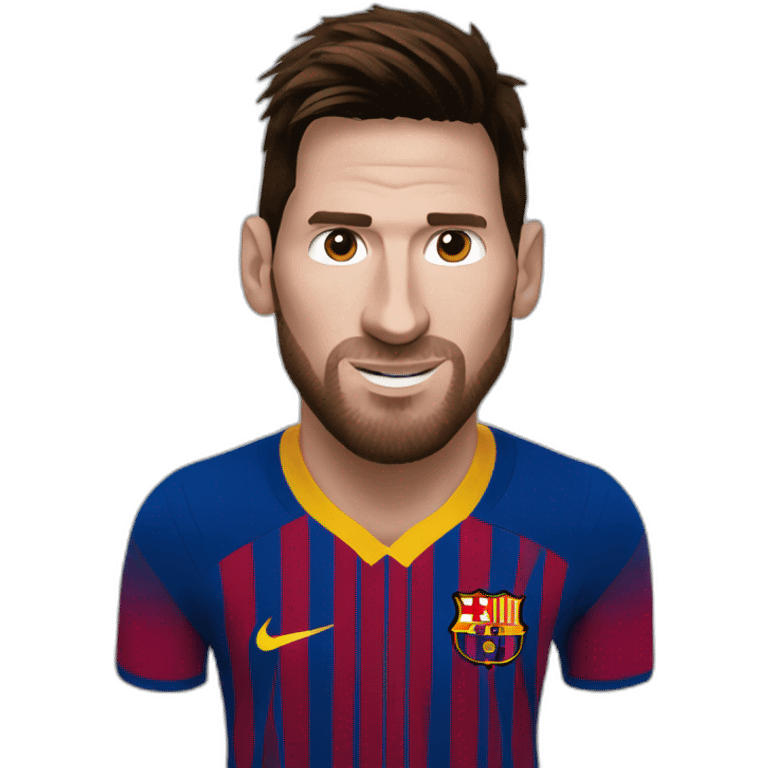 messi face emoji