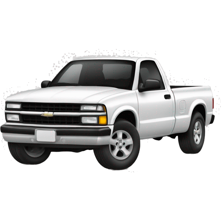 White Chevy s10 emoji