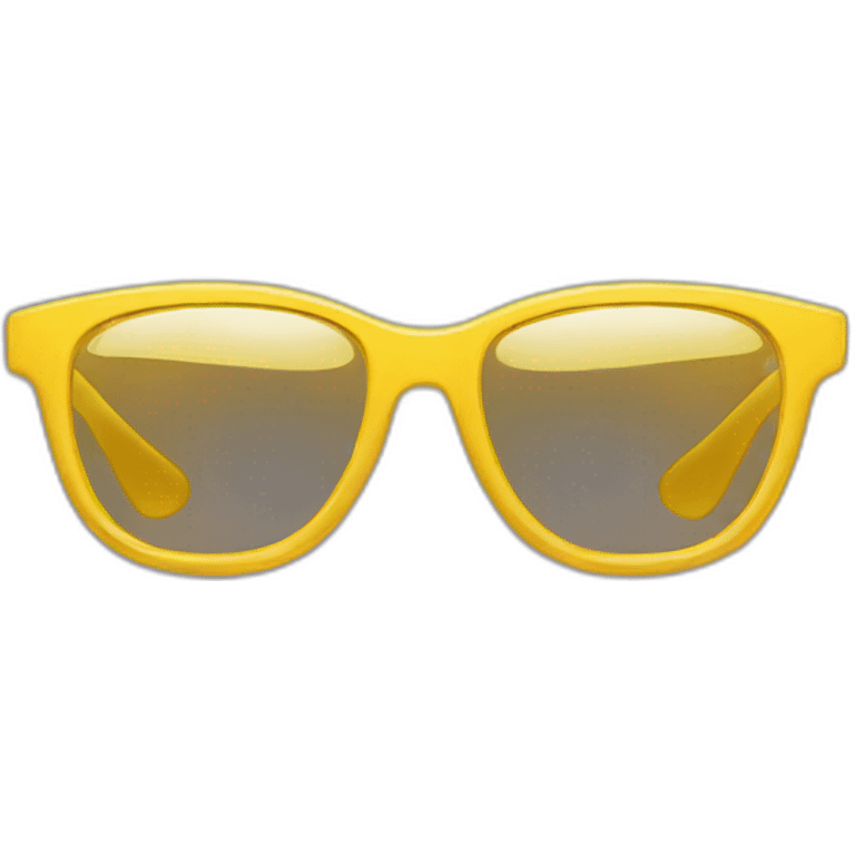 yellow sunglasses no more emoji