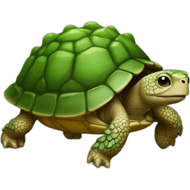 Herisson sur tortue emoji