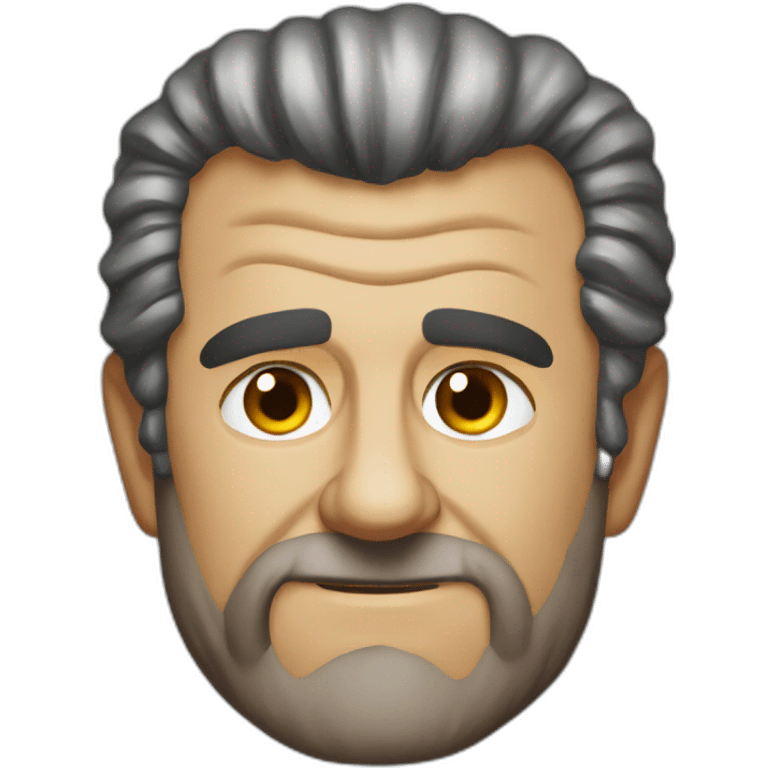 Mel Gibson portrait emoji