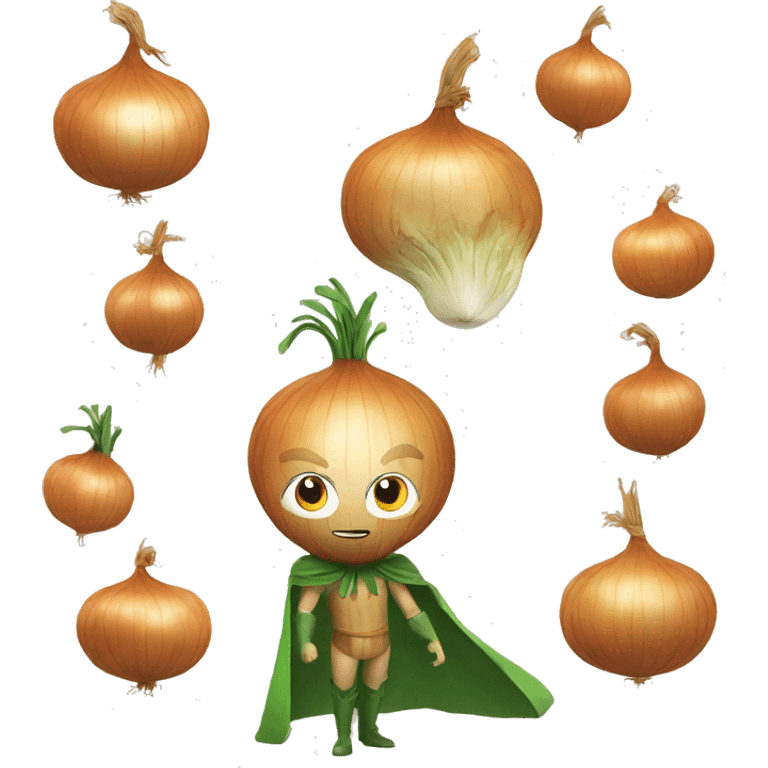 Onion hero emoji