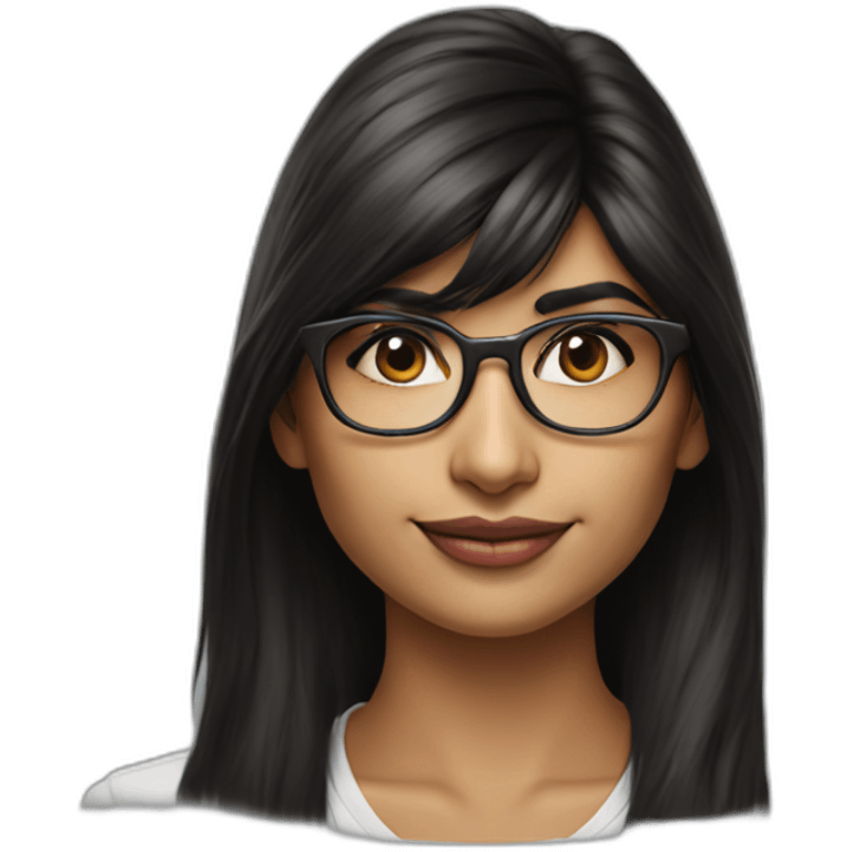 hyper realistic mia khalifa emoji