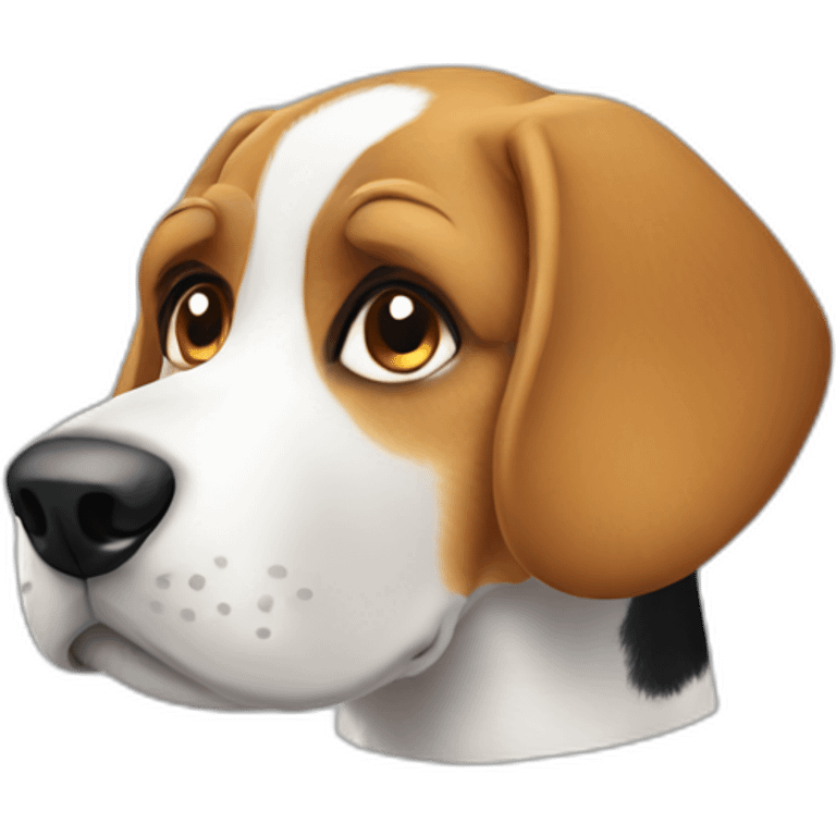 funy Beagle Dog emoji