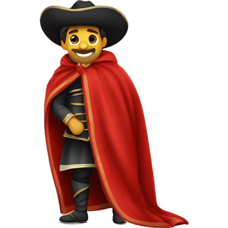 torero with a red blanket emoji