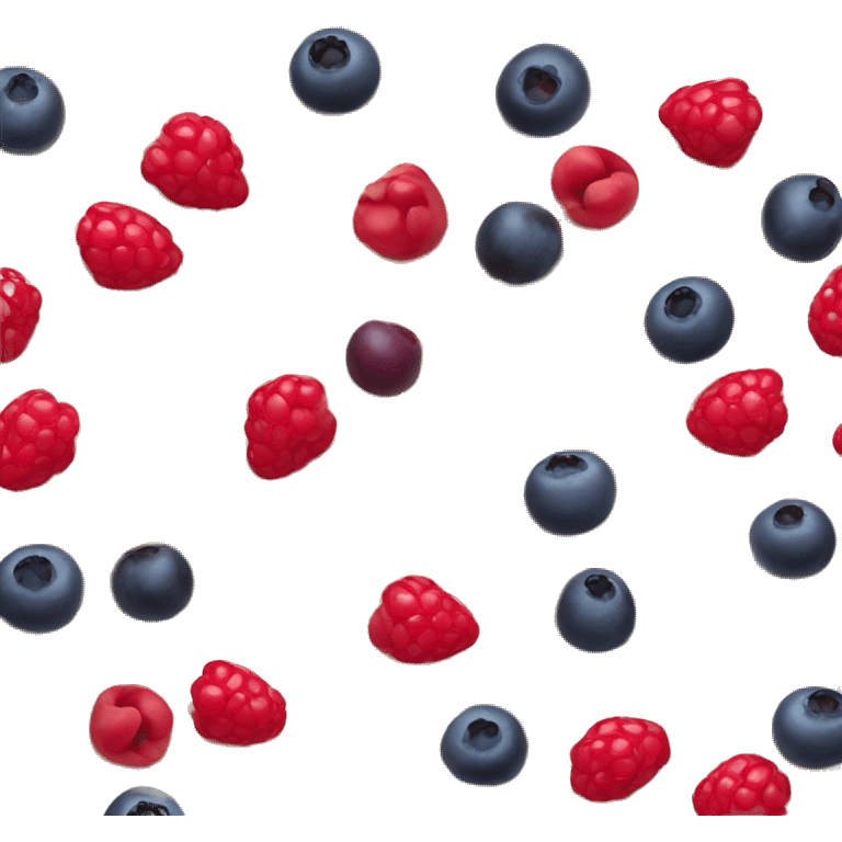 oatmeal with berries emoji