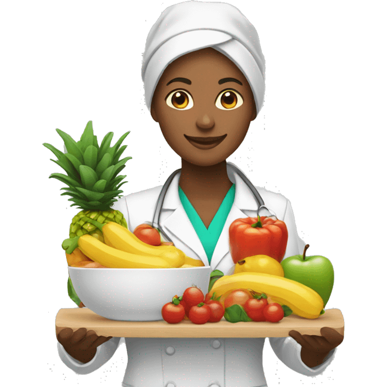 nutricionista mulher] emoji