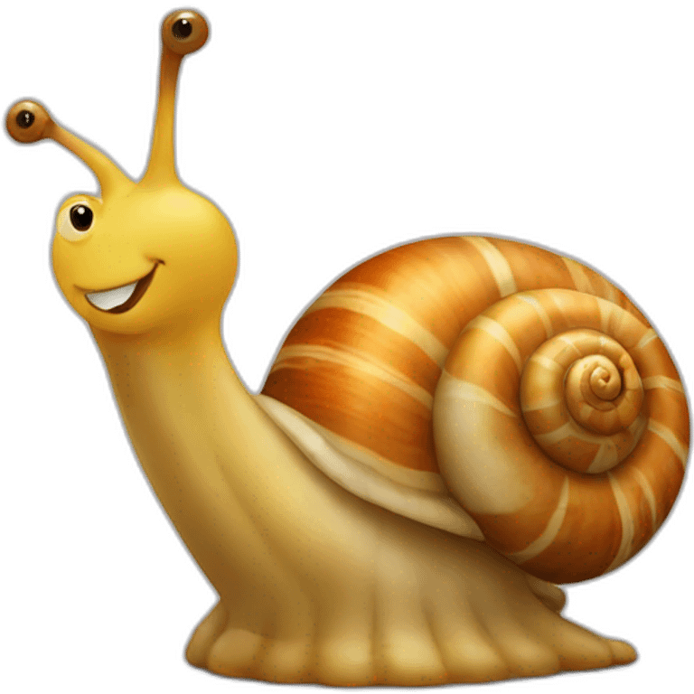 Snail showing thumb up emoji