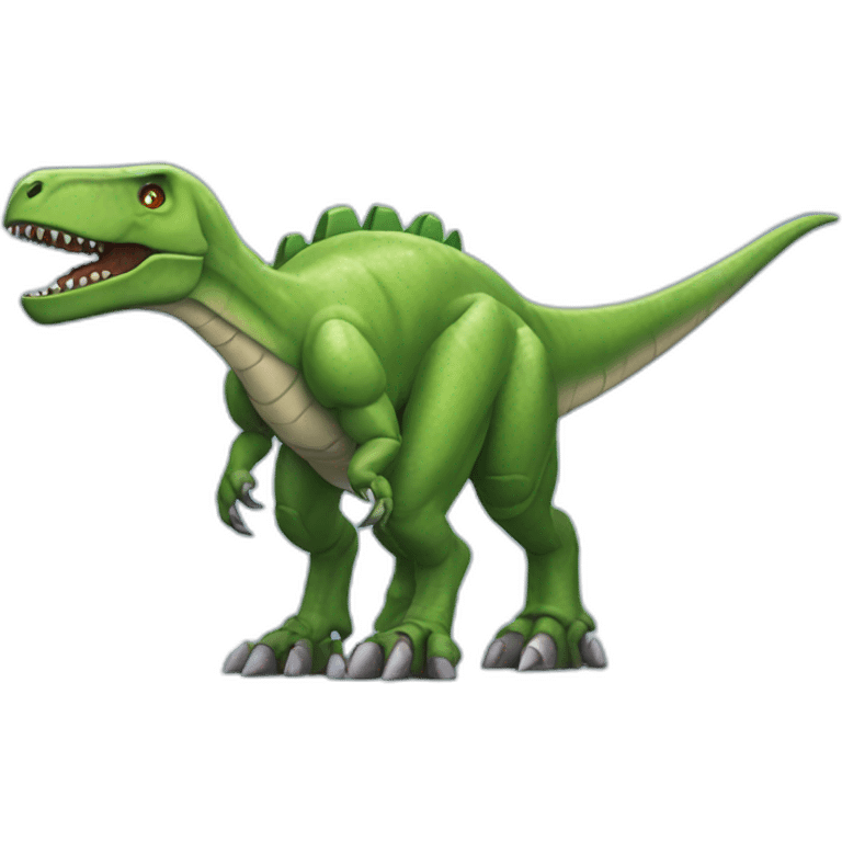 Giant robot dinosaur emoji