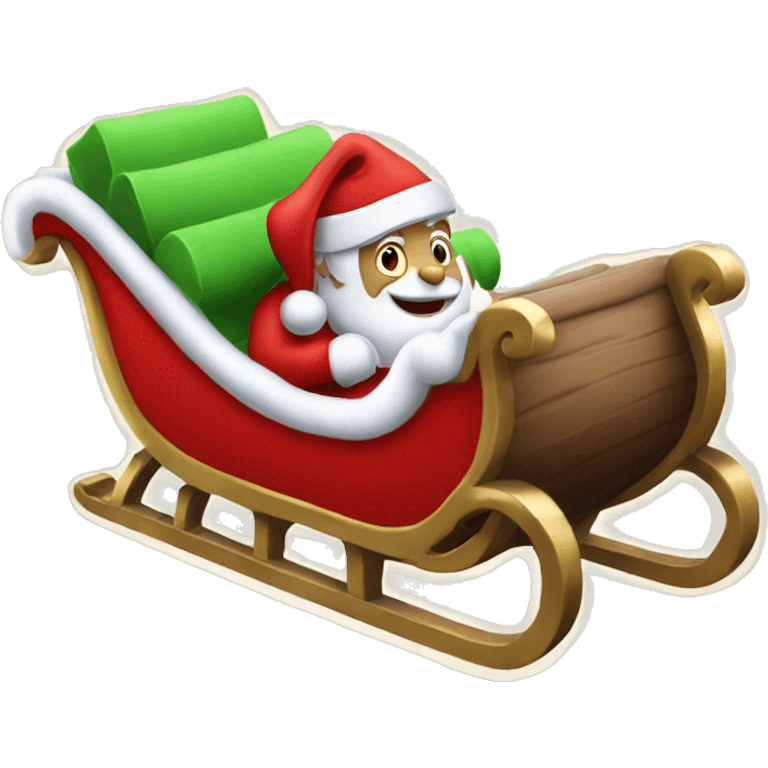 Santa’s sleigh  emoji