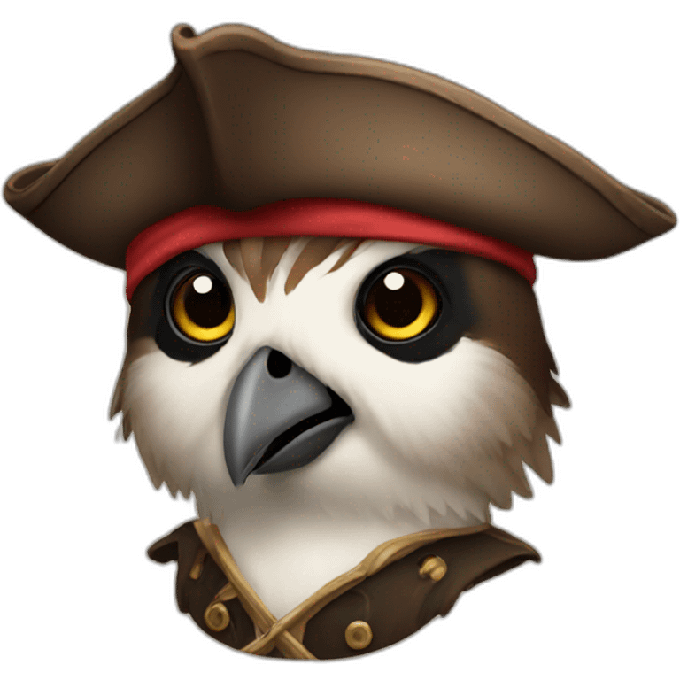 Sparrow, pirate emoji