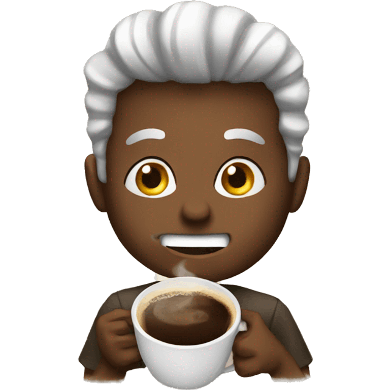 i need coffe emoji