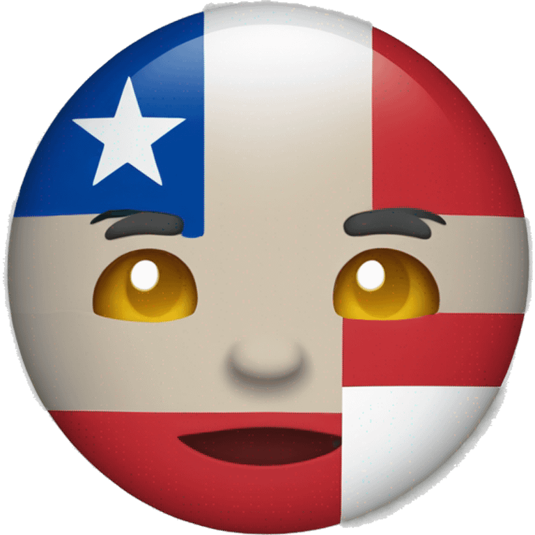 half puerto rican half dominican flag emoji