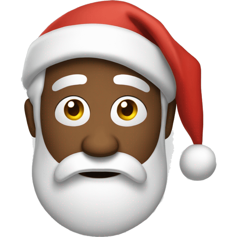 Tired Santa clause  emoji