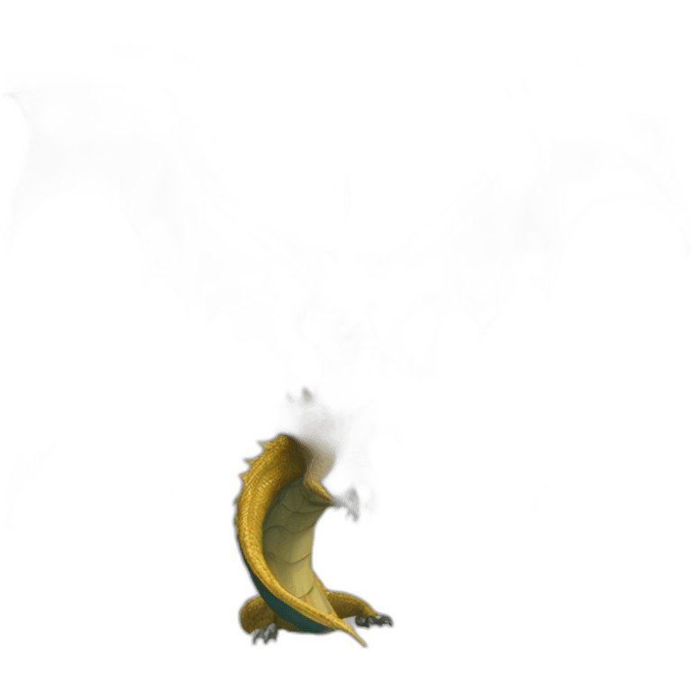 King Ghidorah with three heads emoji