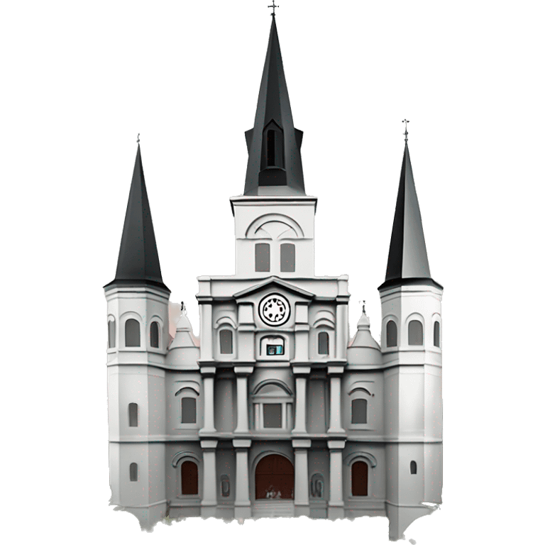 Realistic new orleans st.louis cathedral  emoji