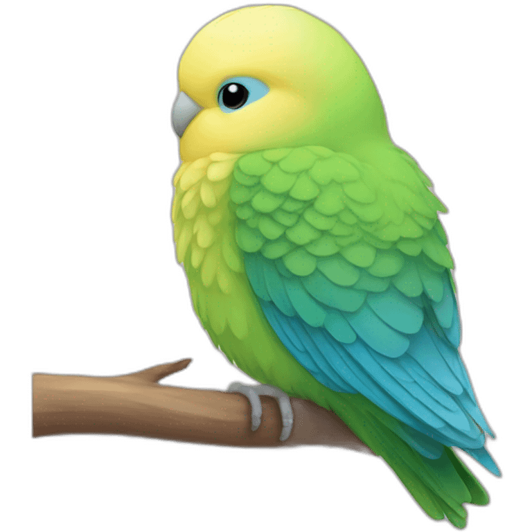 budgerigar sleep emoji