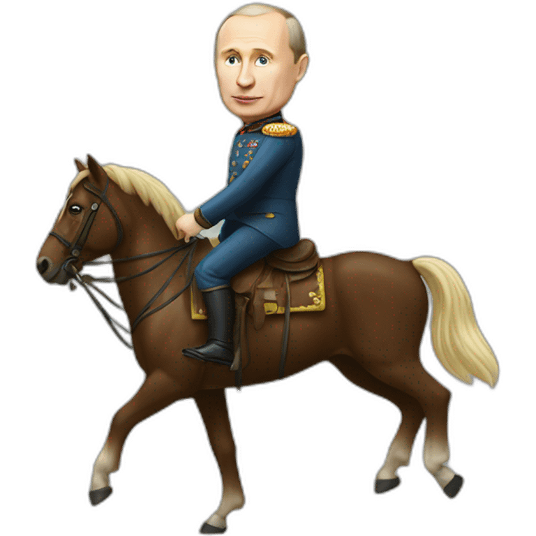 Putin-riding-zelenskiy emoji