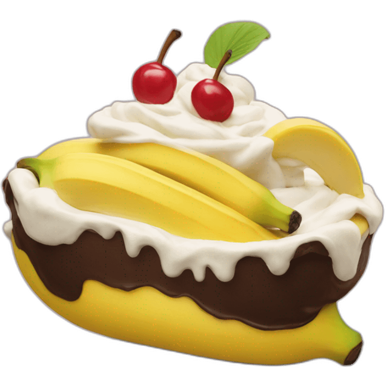 Banana split emoji