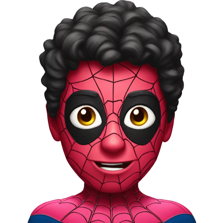 Pink Spider-Man emoji