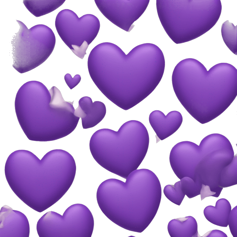 purple hearts emoji