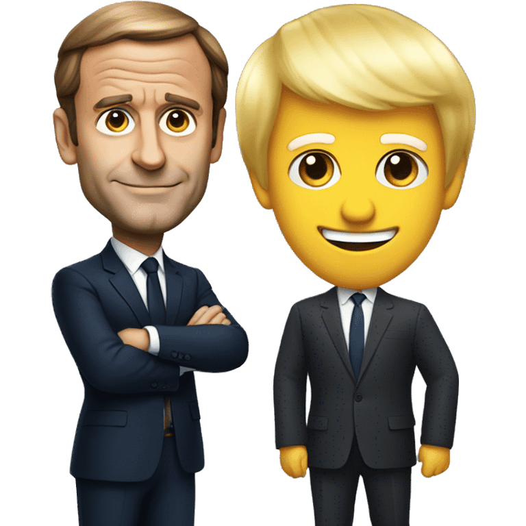 Coal and president Macron emoji