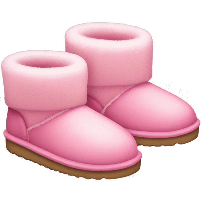 pink ugg slippers emoji