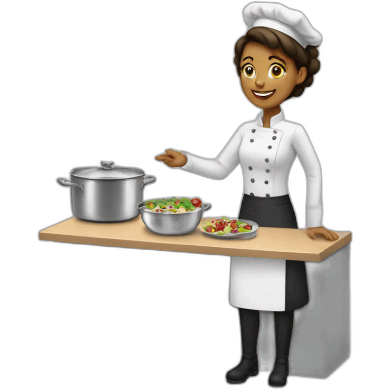 catering girl emoji