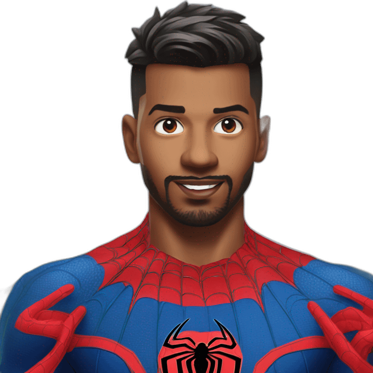 Hardik pandya as spiderman emoji