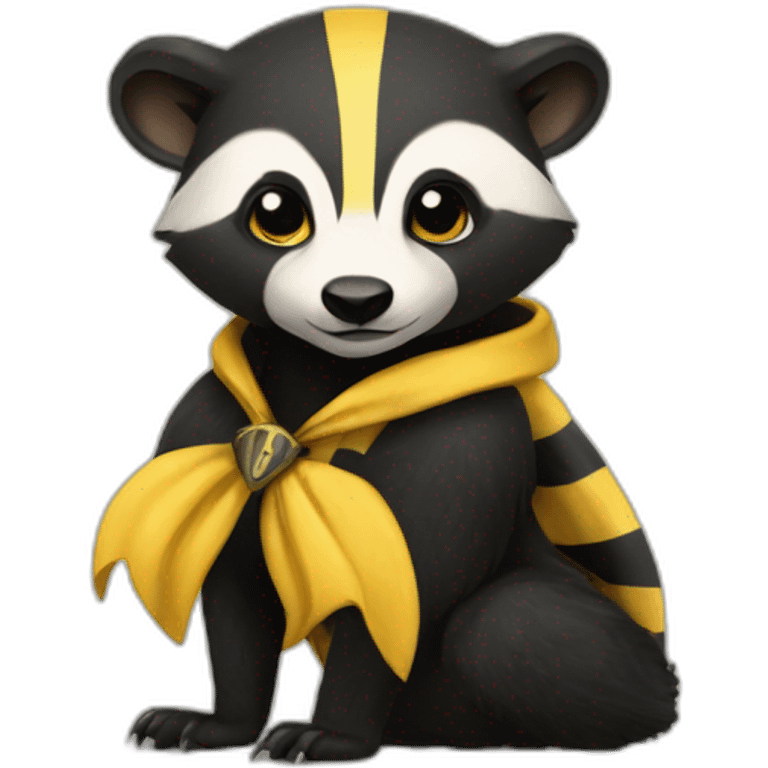 Hufflepuff badger emoji