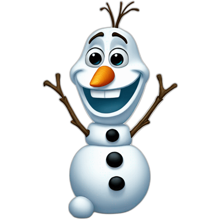 Olaf Hilarious emoji