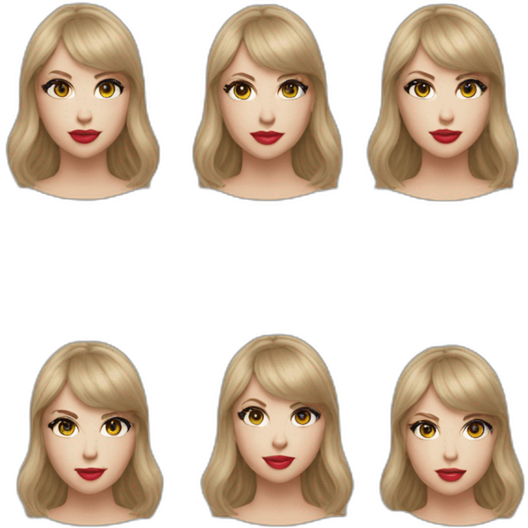 taylor swift as a juge hyperrealistic emoji