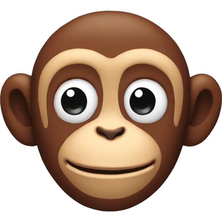 Monkey cookie emoji