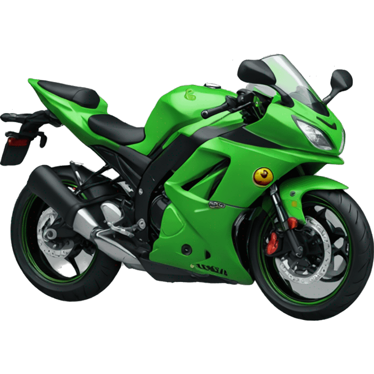 green kaasaki ninja 650 emoji