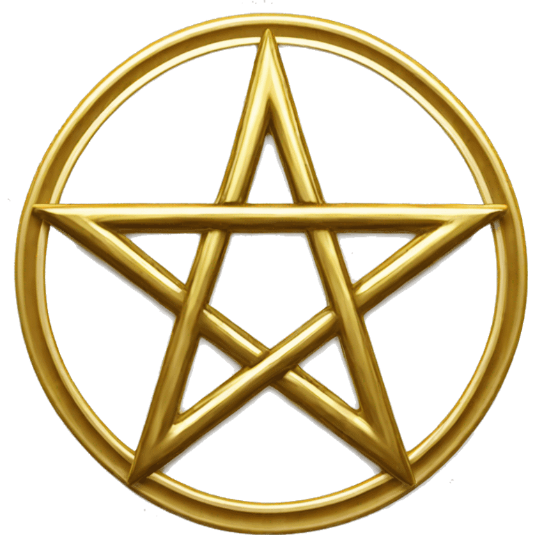 pretty golden pentacle sparke emoji