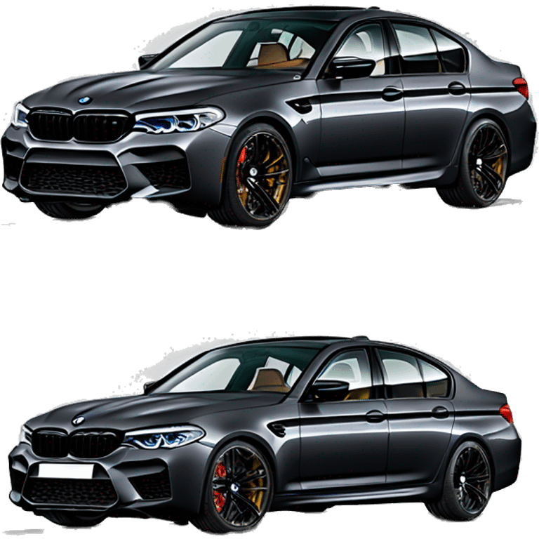 Bmw m5 f90 black emoji