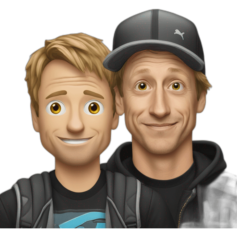 Tony Hawk and Jason ellis emoji