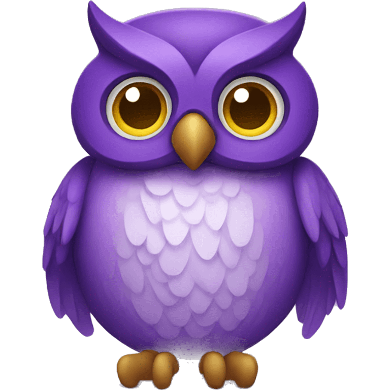 purple owl emoji