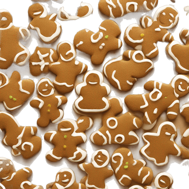 Gingerbread cookie emoji