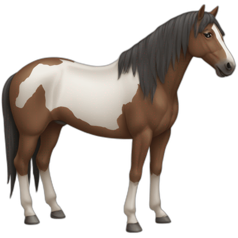 Cheval bourré emoji