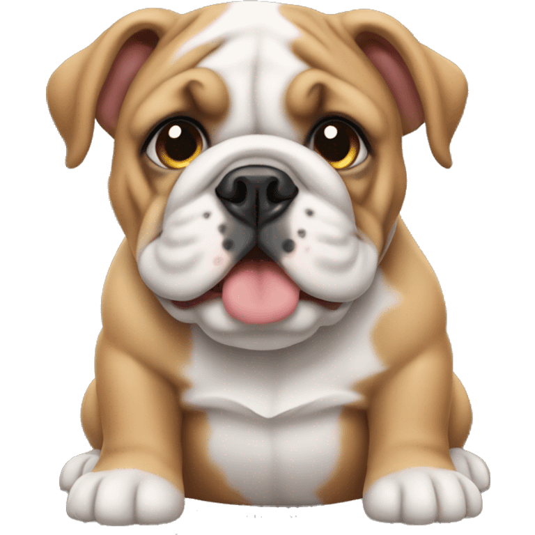 English bulldog puppy emoji