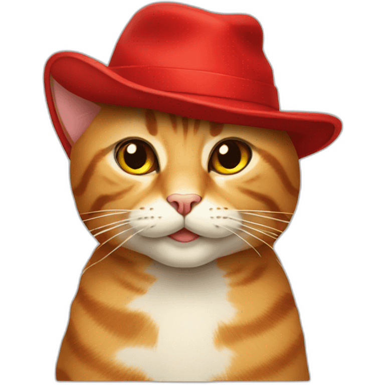 cat-with-red-hat emoji